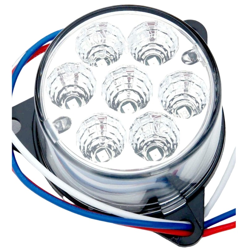 LED 55mm Stop/Tail Clear Lens Pair