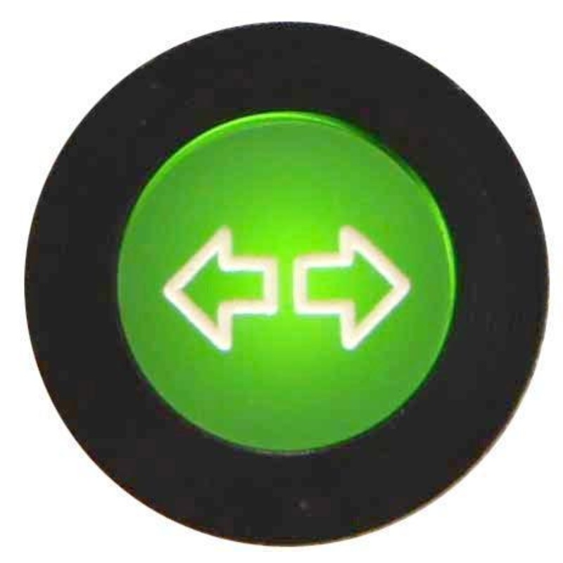 LED Black Bezel Warning Light Double Indicator