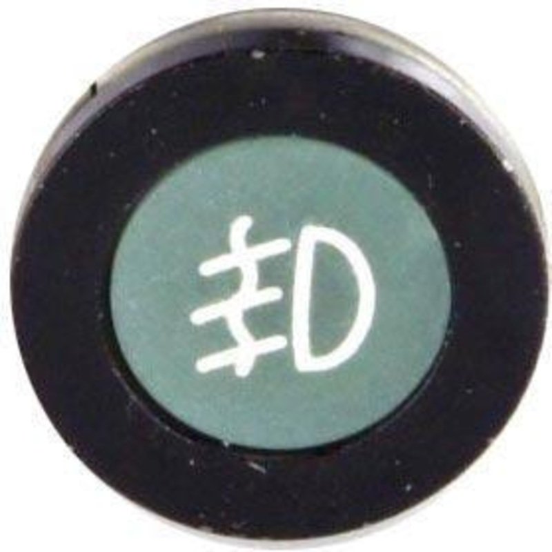 LED Black Bezel Warning Light Front Fog Green