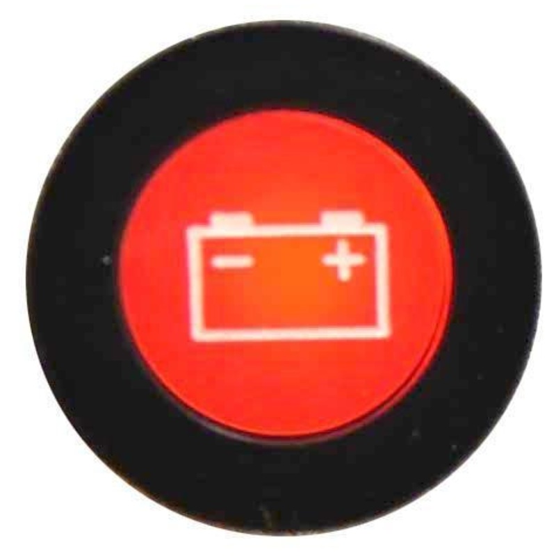 LED Black Bezel Warning Light Ignition