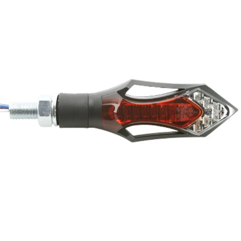 Stalk LED stop tail indicators E4 Marked 92mm