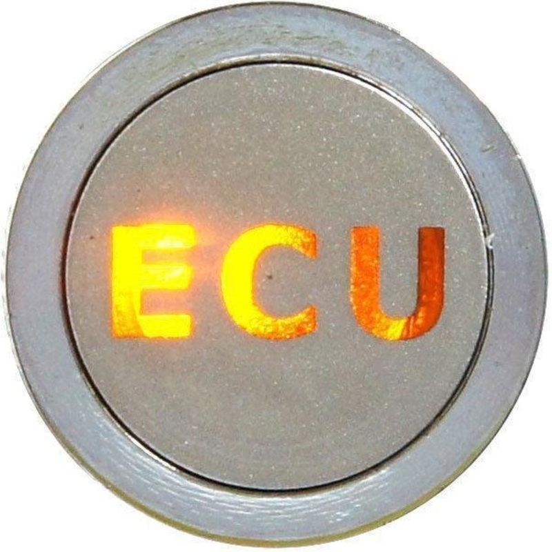 Flush Bezel Chrome LED Warning Light ECU