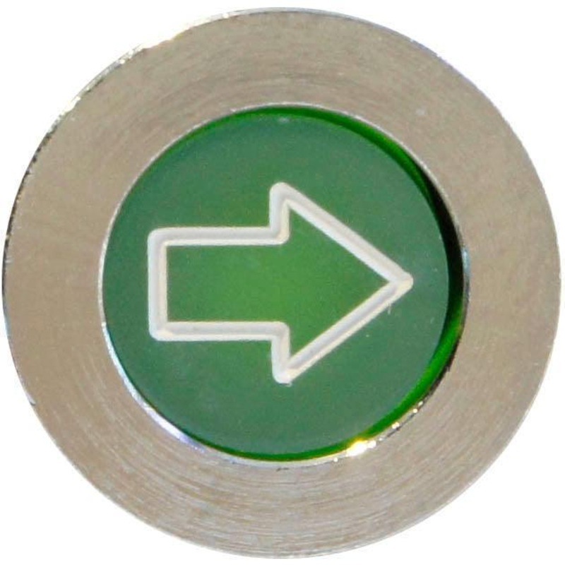 LED Chrome Bezel Warning Light INDICATOR