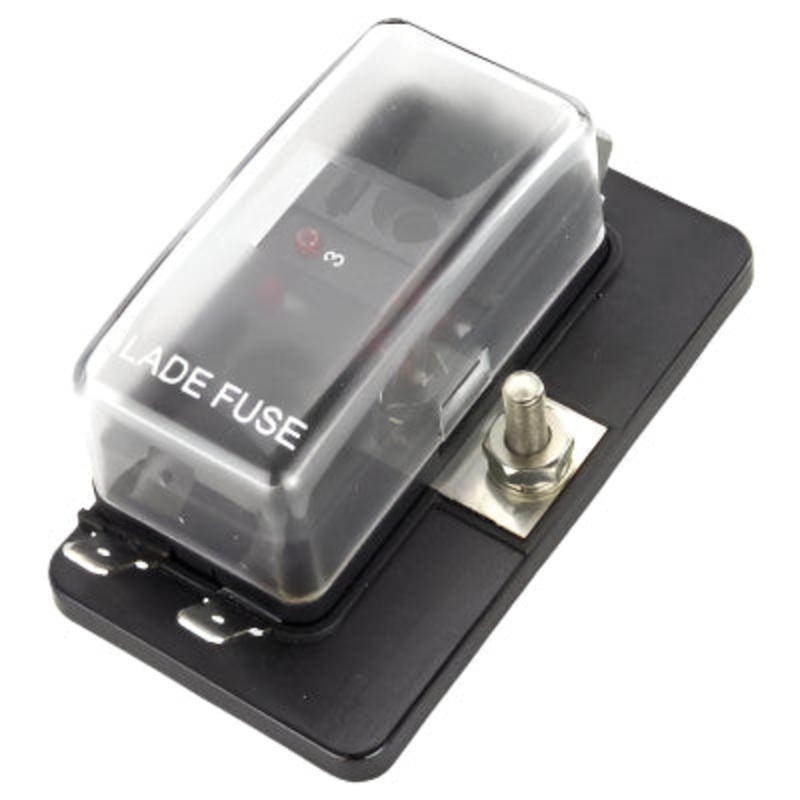 LED Indicating 4 Way Blade Fuse Box