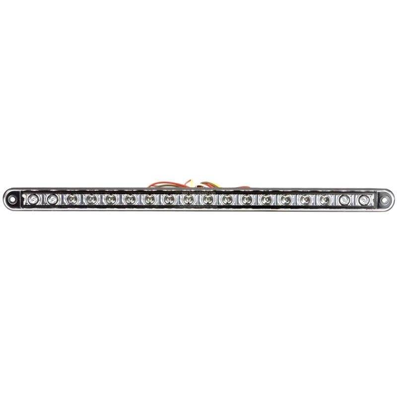 LED Stop Tail Indicator Strip Light 380mm Black