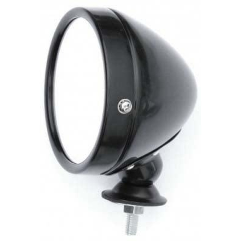 Lightweight Aluminium Gp Mirror Black 100mm