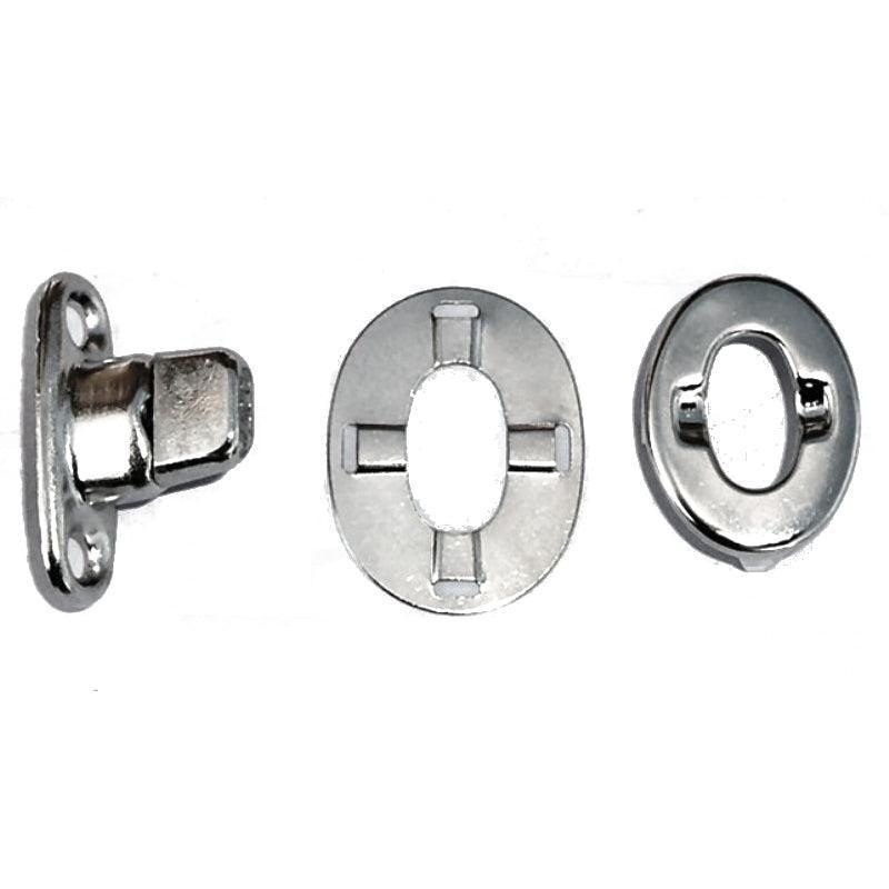 Long Nickel Plated Turnbuckle Fasteners Pack Of 5