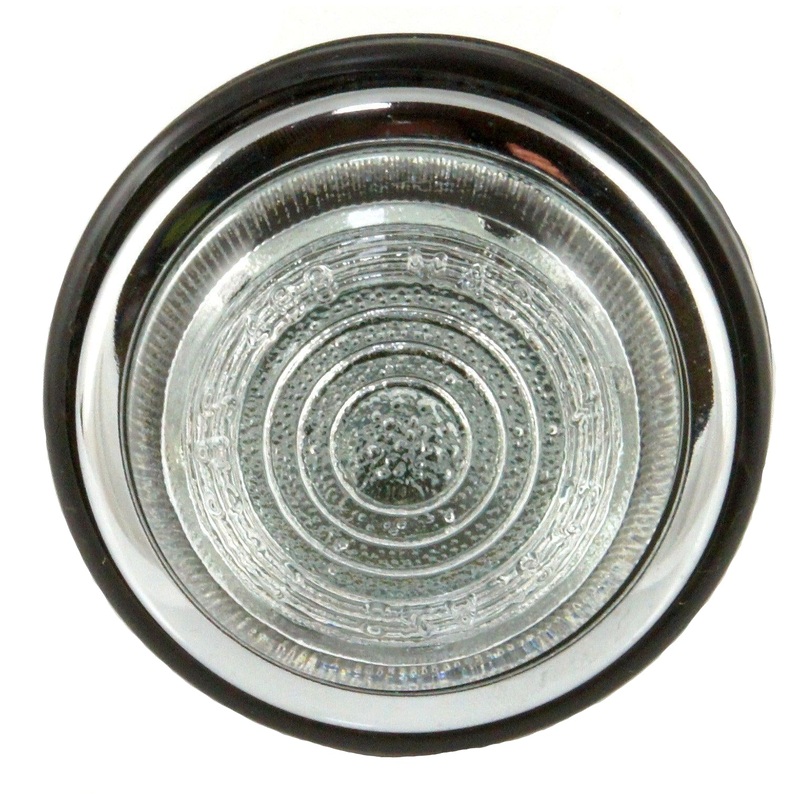 Lucas Glass Lens Classic Reverse Lamp 73mm Pair