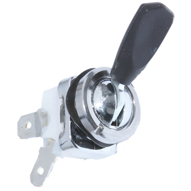 Lucas Style Black Paddle Toggle Switch Off On Spring Return