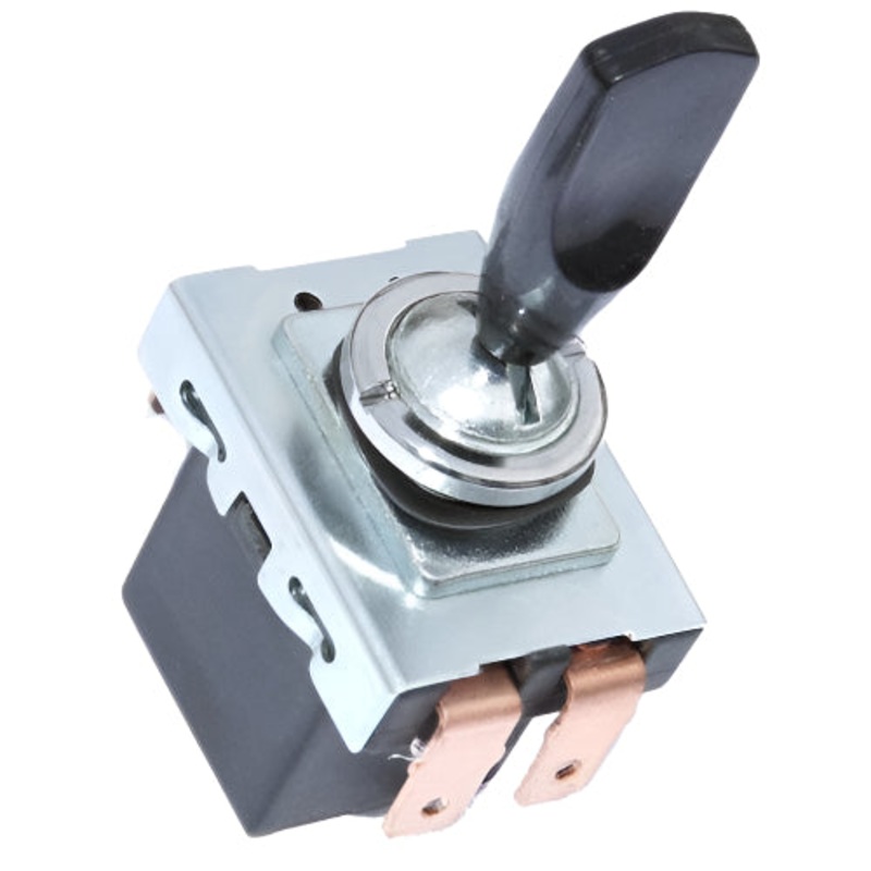 Lucas Style Black Paddle Toggle Switch On Off On