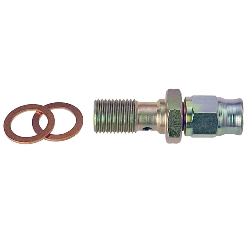 M10 x 1mm Banjo Bolt to Brake Hose Fitting