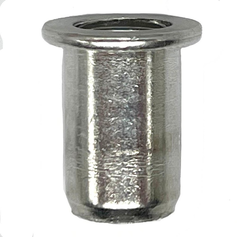 M8 Flat Aluminium Rivnuts Pack Of 10