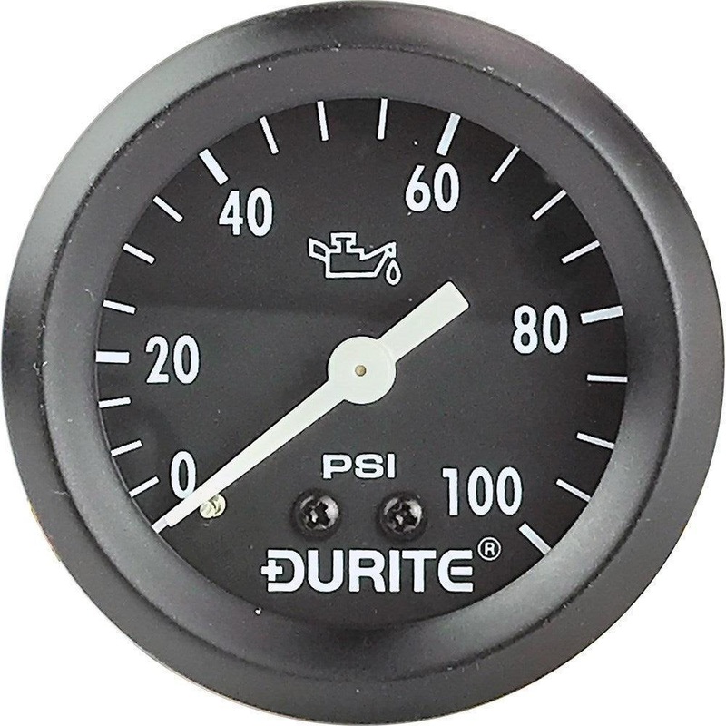 Mechanical Oil Pressure Gauge 57mm Black