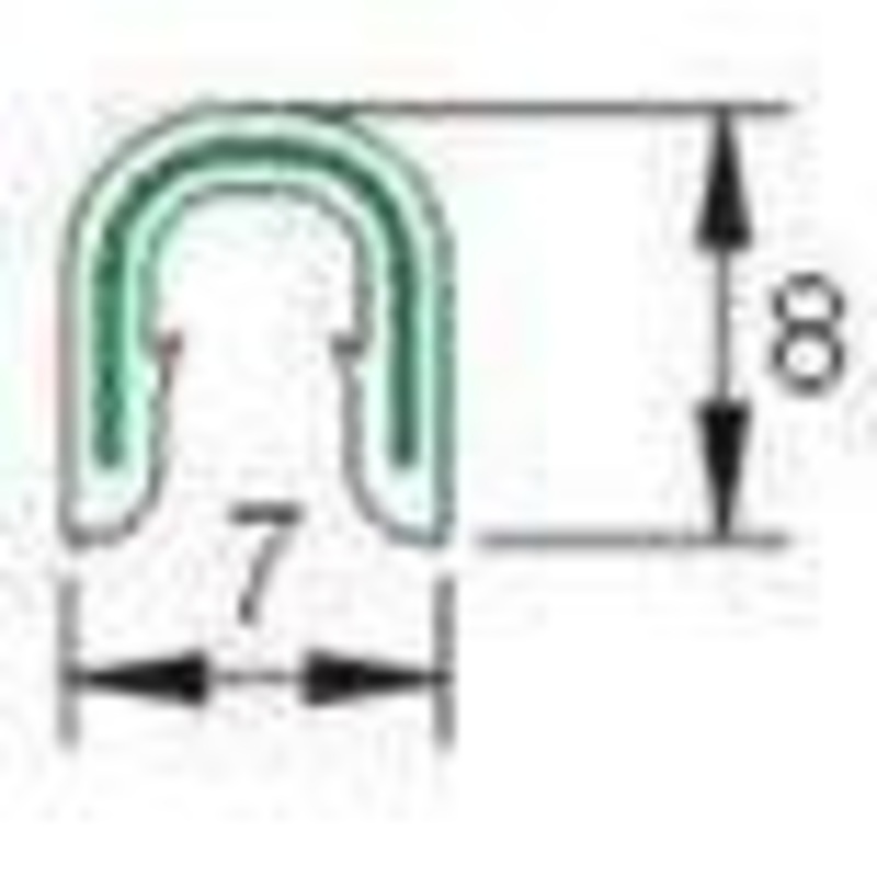 Mini Embossed PVC Edge Trim Per Metre