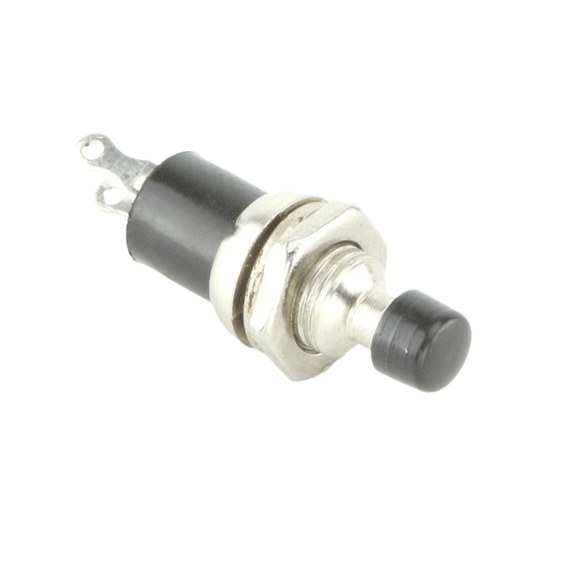 Mini Push Button Switch Black Button