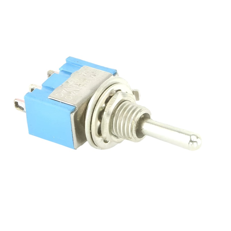 Miniature Chrome Toggle On-Off-On
