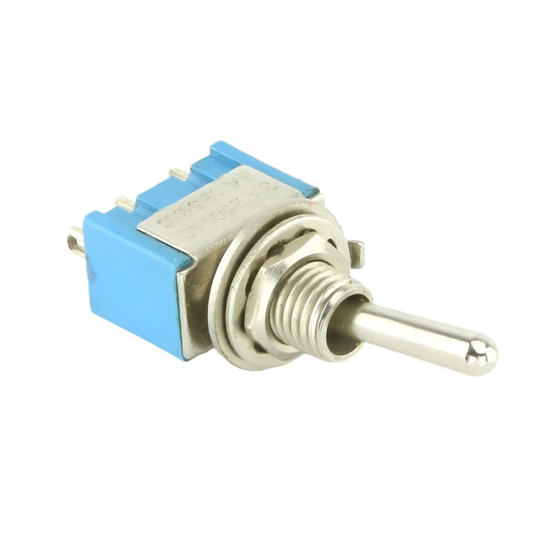 Miniature Chrome Toggle On-On