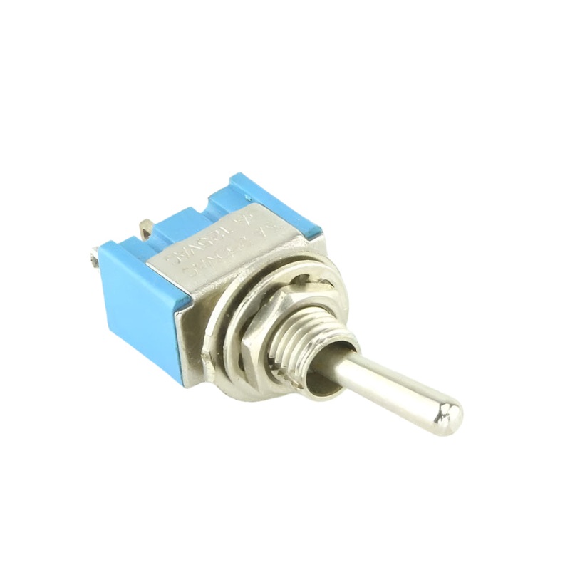 Miniature Chrome Toggle Switch On-Off