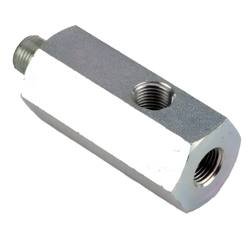 Aluminium 1/8 NPT 3 Way 'T' Adapter