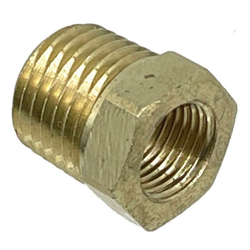 Brass Union 1/4"NPT Male to 1/8"NPT Female