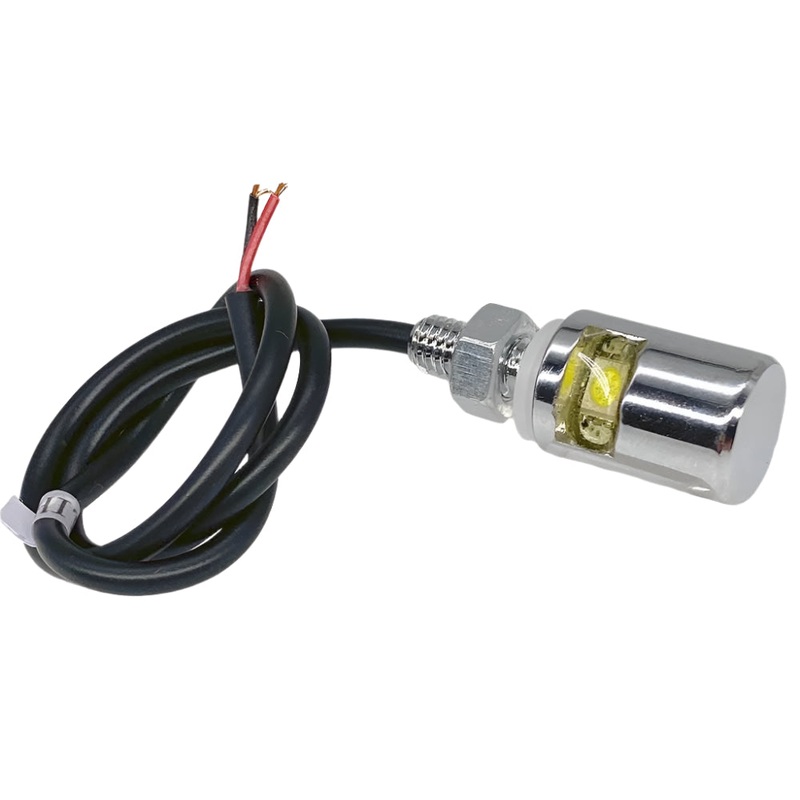 Chrome LED Number Plate Bolt Lights