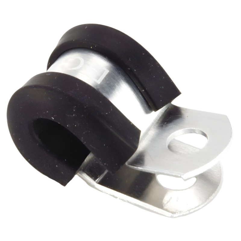 Natural Aluminium P-Clip 6.5mm