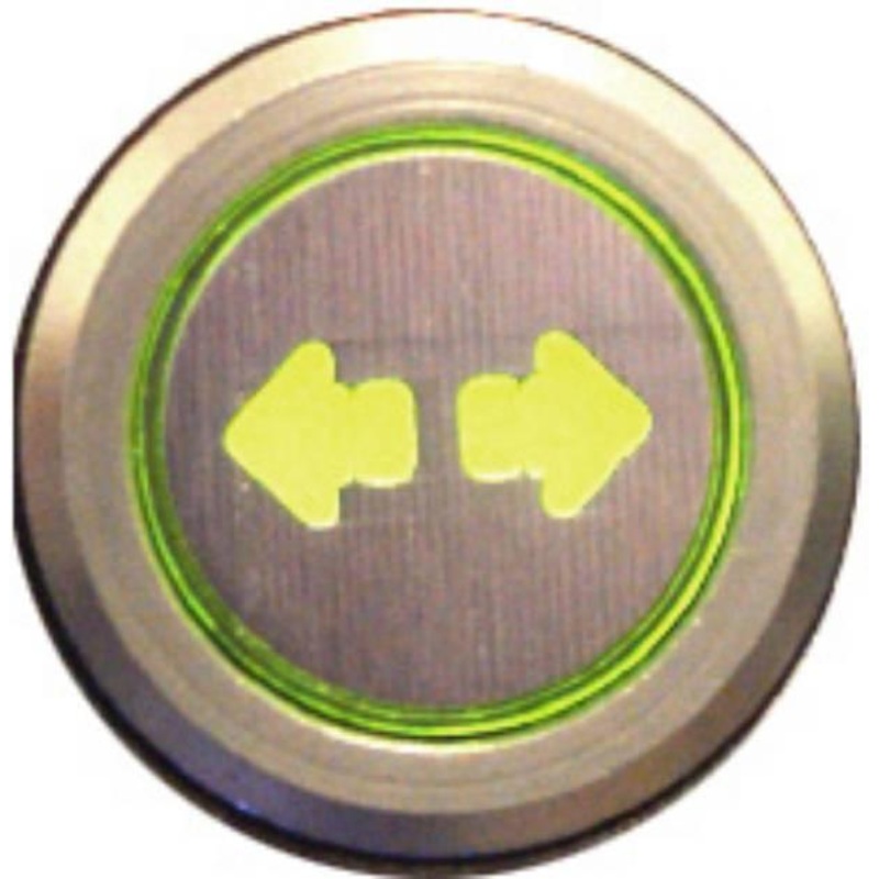 Natural Billet Aluminium Double Indicator Warning Light Amber