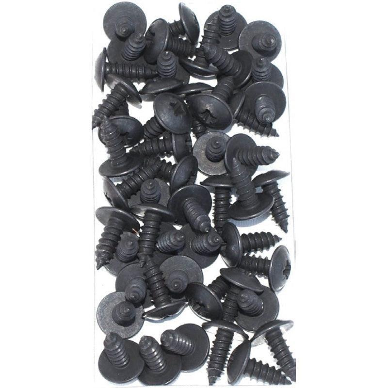 No.10 x 1/2" 4.7 mm Dia Black Self Tappers 50 Pack