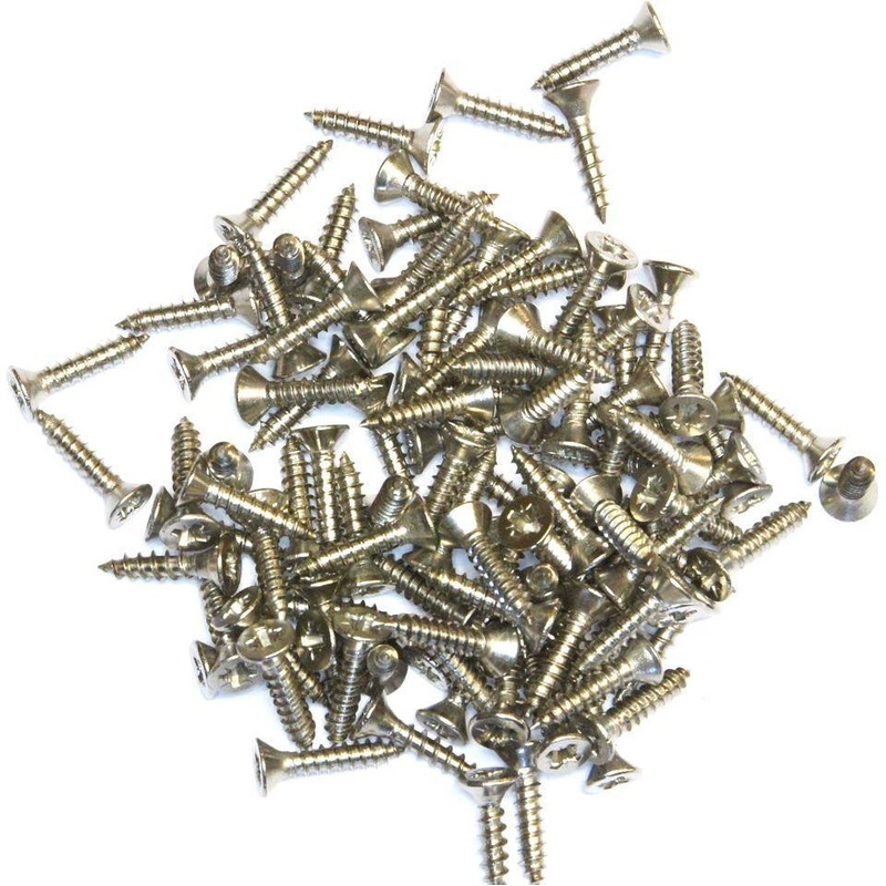 No.6 x 16mm Countersunk Head Stainless Self Tappers Pack of 100