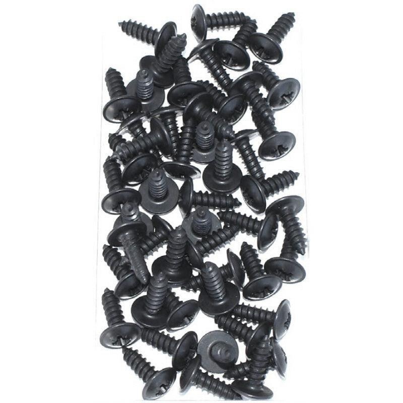 No.8 x 1/2" 4.1 mm Dia Black Self Tappers 50 Pack