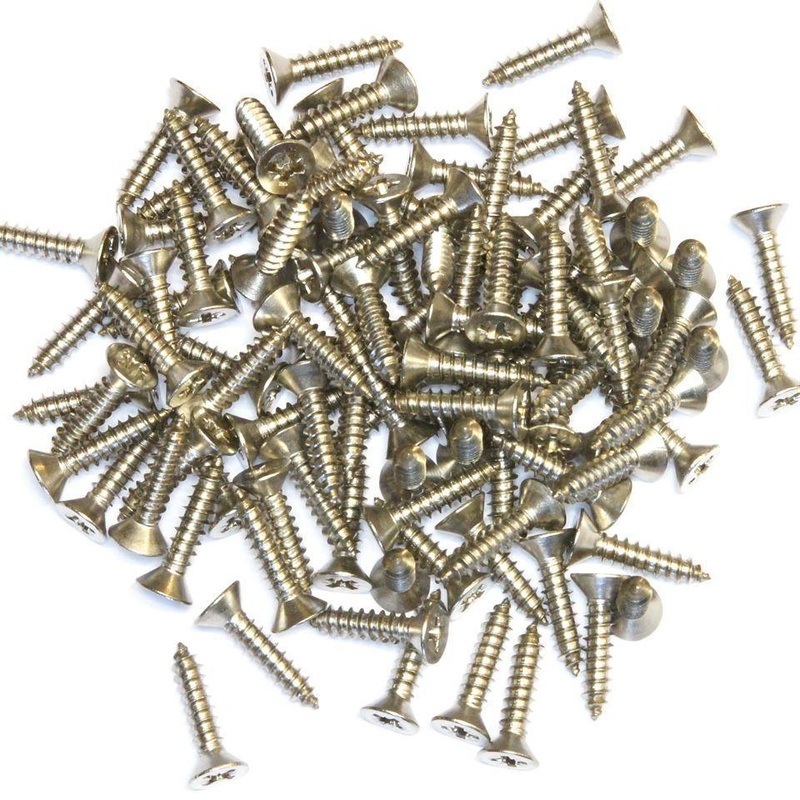 No.8 x 19mm Countersunk Head Stainless Self Tappers Pack of 100