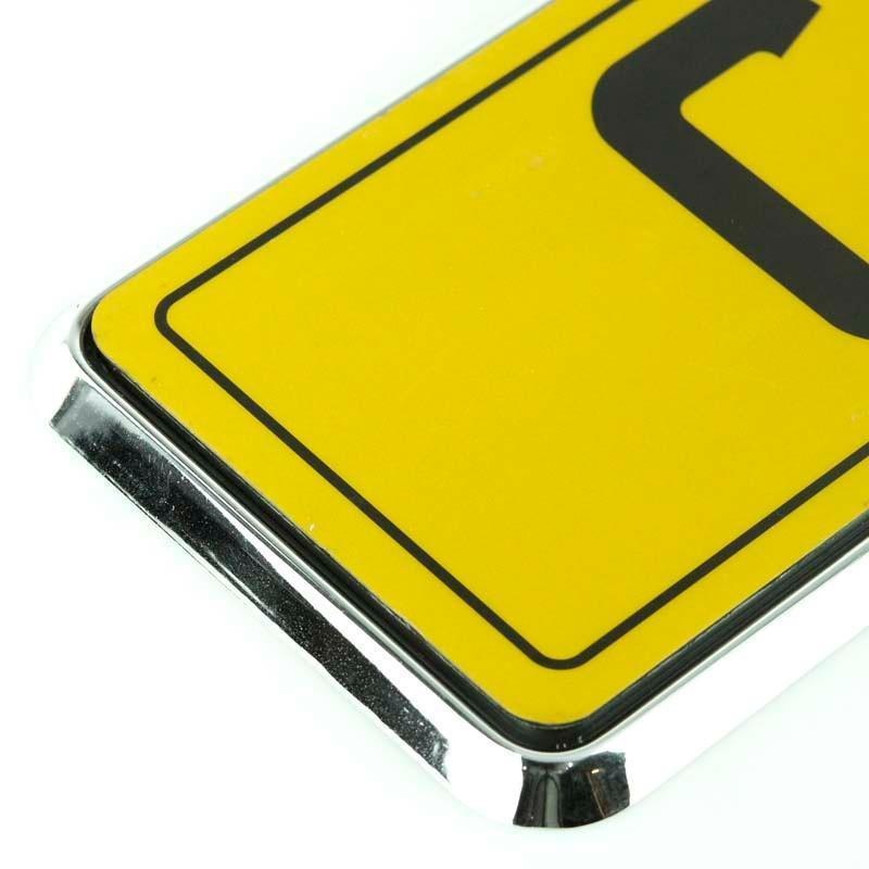 Number Plate Surround Chromed Plastic