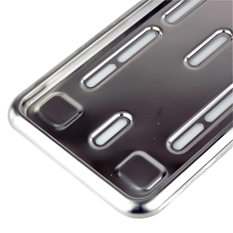 Number Plate Surround Pressed Stainless Steel