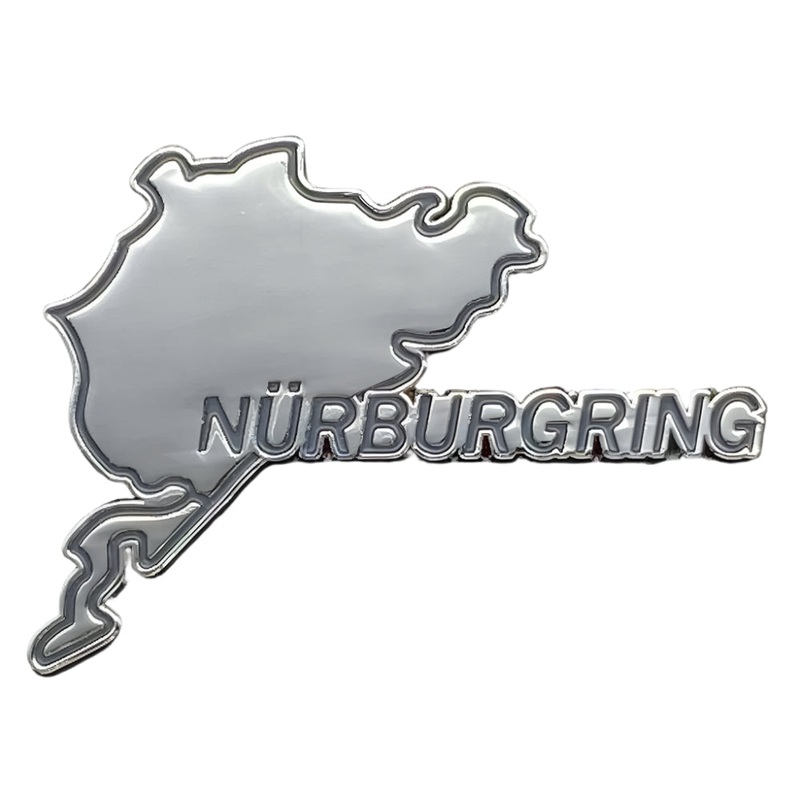 Nurburgring Self Adhesive Chrome and Enamel Badge