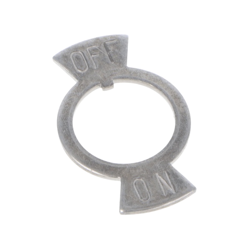 On / Off Identification Plate For Toggle Switches