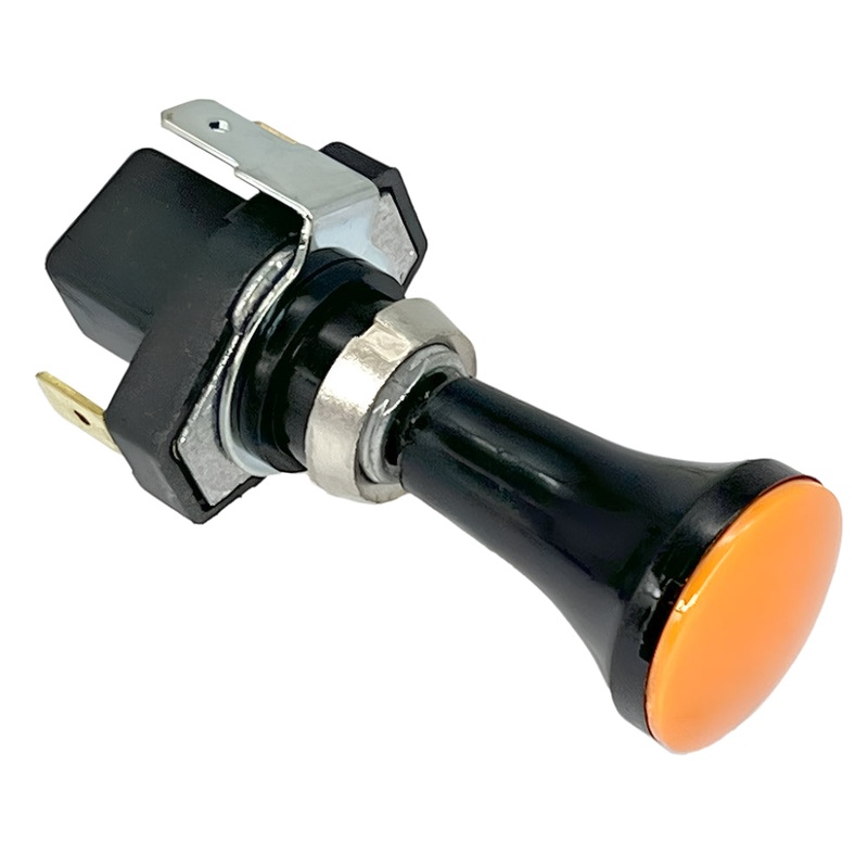 ON-OFF Illuminated Push-Pull Switch AMBER