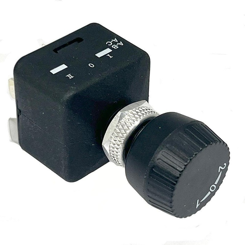 ON - OFF - ON Rotary Switch