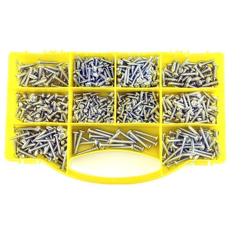 Pan Head Self Tapping Pozi Selection Pack Of 750