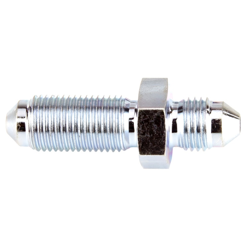 Plated Steel Bulkhead Union M10 x 1 (Long End) & 3/8" UNF (Short End)