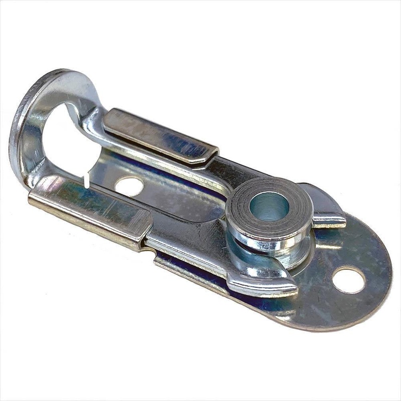 Plated Steel Slide Latch 45mm x 17mm