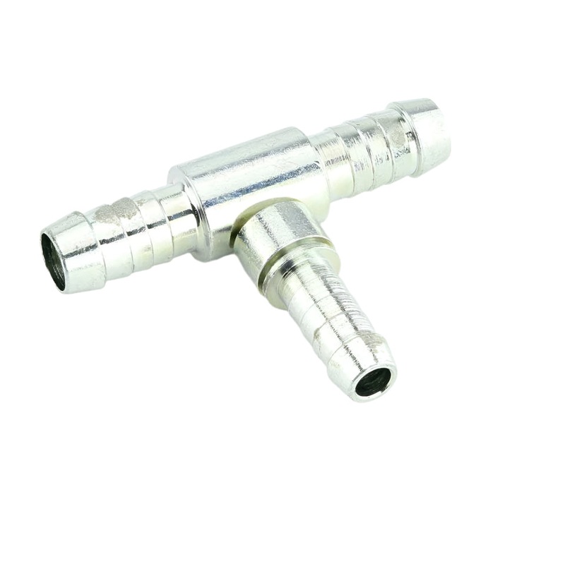 Plated Steel Unequal Tee 10mm and 8mm