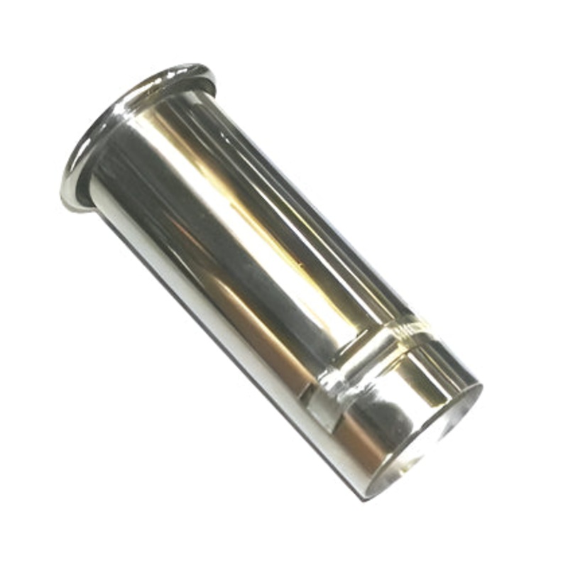 Polished Stainless Outwardly Rolled Beaded Tailpipe 56mm