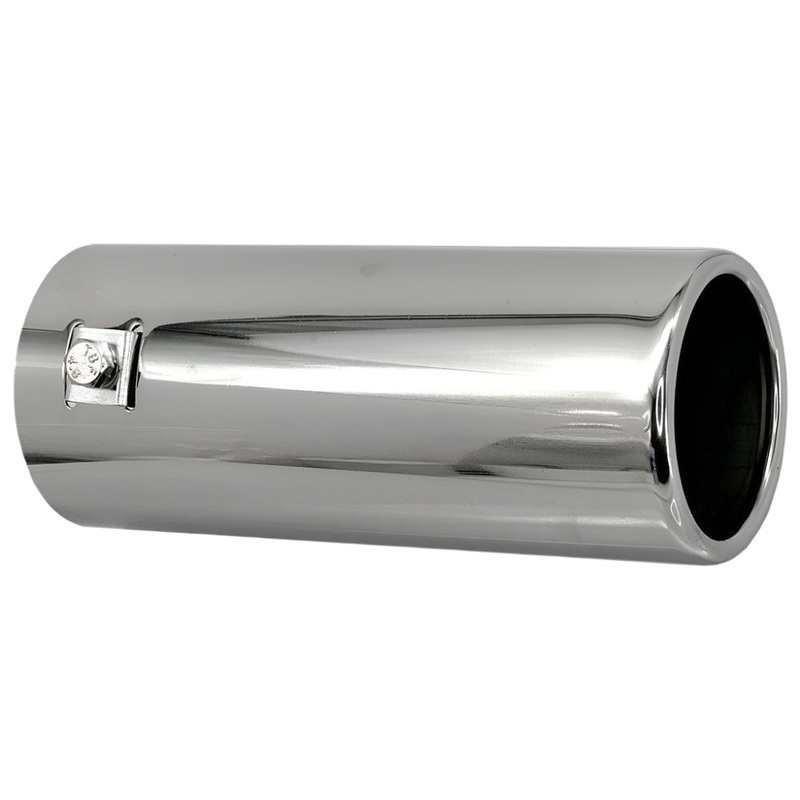 Polished Stainless Steel Tail Pipes 42mm O.D fits over 15mm to 32mm