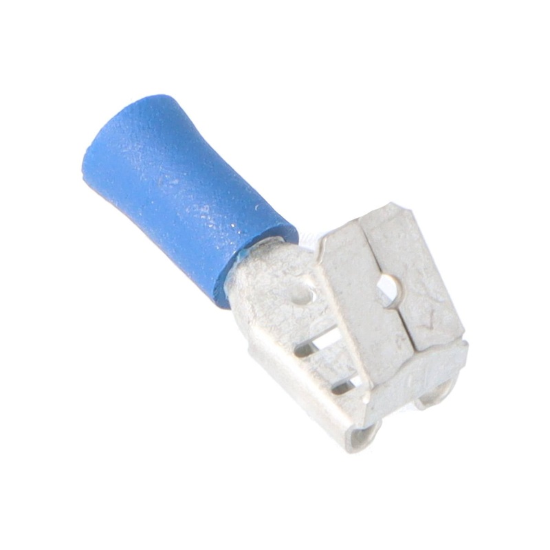 Pre Insulated Blue Female/Male Piggy-back Spade. Pack of 50