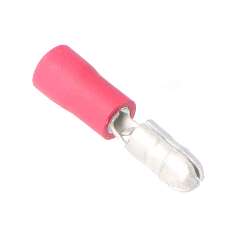 Pre Insulated Red Male Bullet. Pack of 50