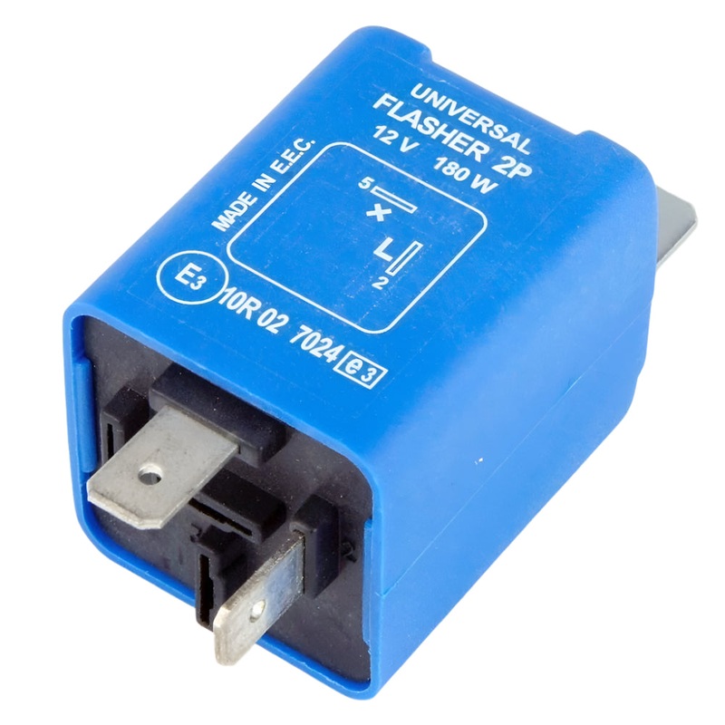 2 Pin Electronic Flasher Relay 180 Watt Max