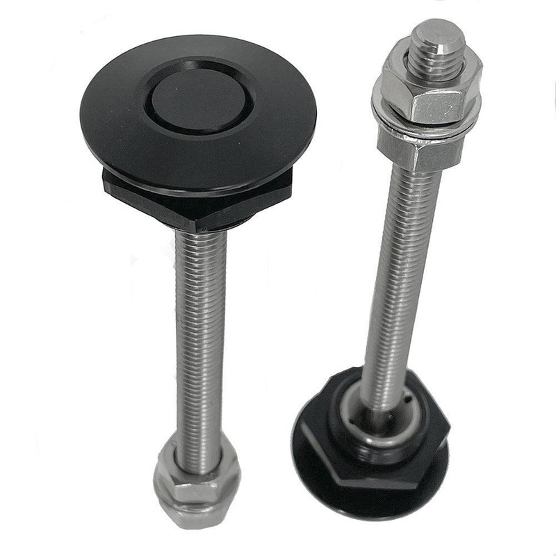 32mm Push Button Release Latch Black