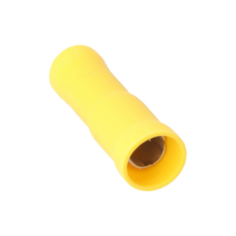 Pre Insulated Yellow Female Bullet. Pack of 50