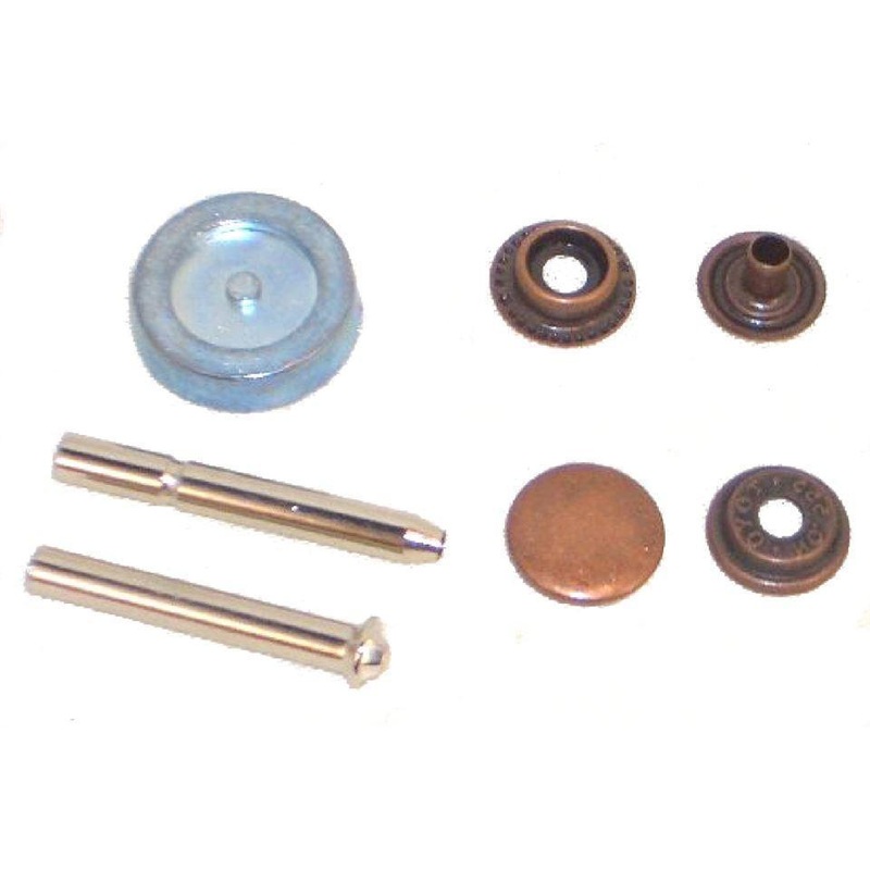 Press Stud Kit Bronze Pack Of 12