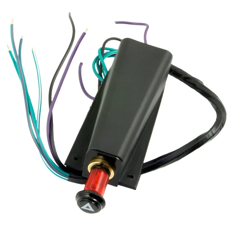 Push Pull Hazard Switch KIT Black